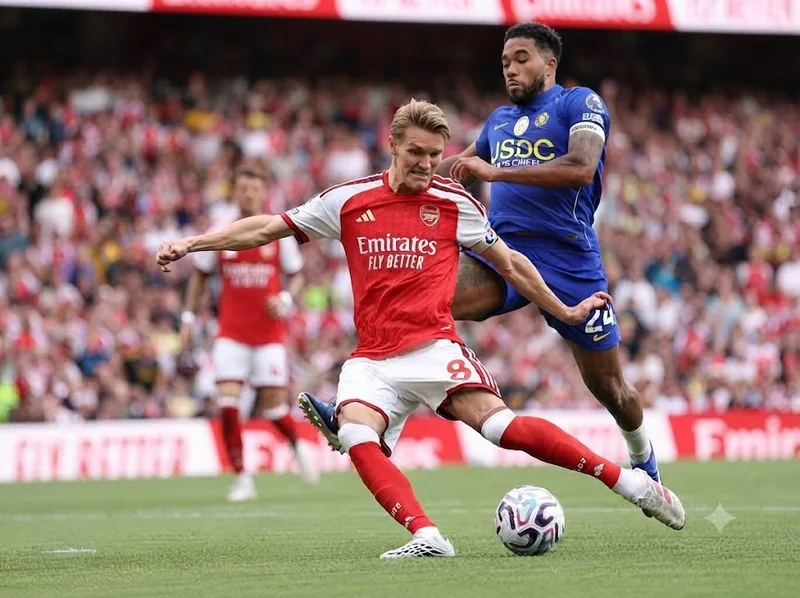 Martin Odegaard trở thành đội trưởng Arsenal, giữ vai trò điều tiết lối chơi và dẫn dắt các đồng đội trên sân.